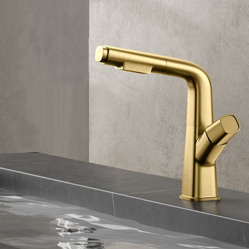 Single Handle Bathroom Faucet Modern Style Widespread Sink Faucet with Brass Material Clearhalo 'Bathroom Remodel & Bathroom Fixtures' 'Bathroom Sink Faucets' 'Bathroom Sinks & Faucet Components' 'bathroom_sink_faucets' 'Home Improvement' 'home_improvement' 'home_improvement_bathroom_sink_faucets' 1200x1200_af5e5237-2f4c-4a83-8cde-7e00e497c331