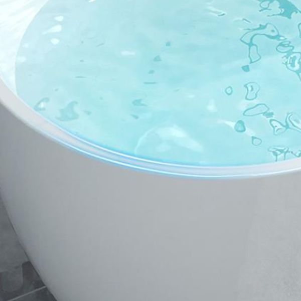 Freestanding Soaking Modern Bathtub Antique Finish Oval Bath Tub Clearhalo 'Bathroom Remodel & Bathroom Fixtures' 'Bathtubs' 'Home Improvement' 'home_improvement' 'home_improvement_bathtubs' 'Showers & Bathtubs' 1200x1200_af5f50f7-b001-4402-9dfa-e0e7294386c0