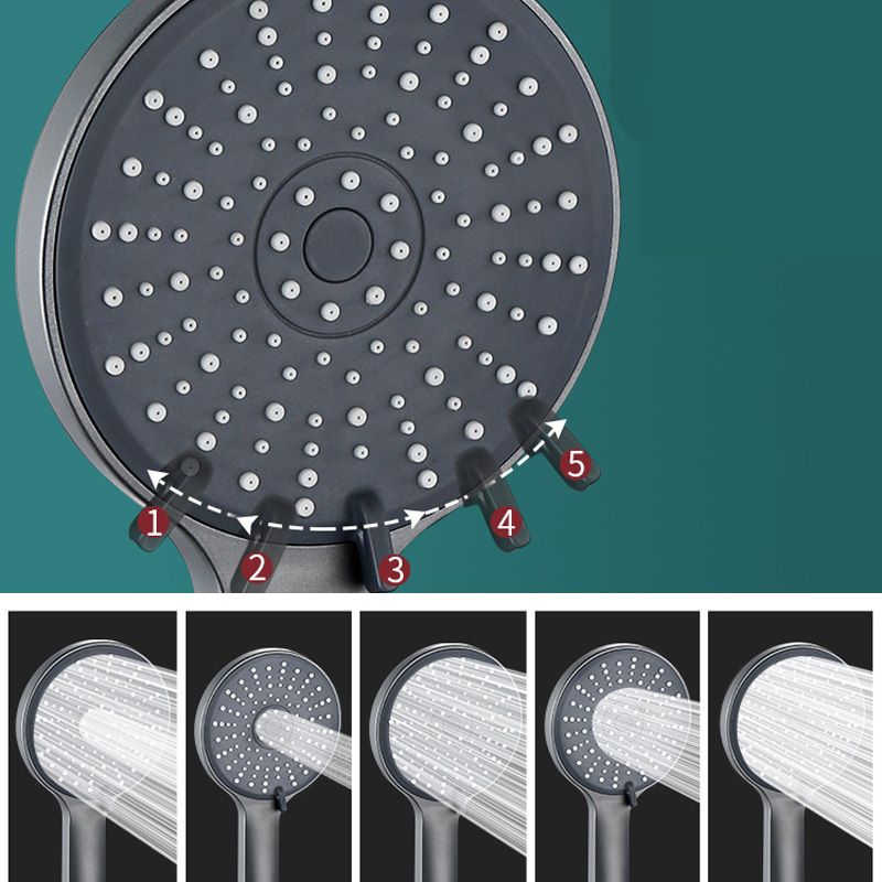 Modern Handheld Shower Head Round Standard Round Shower Heads Clearhalo 'Bathroom Remodel & Bathroom Fixtures' 'Home Improvement' 'home_improvement' 'home_improvement_shower_heads' 'Shower Heads' 'shower_heads' 'Showers & Bathtubs Plumbing' 'Showers & Bathtubs' 1200x1200_af8a0733-42a4-4534-928b-34ee1b98f064