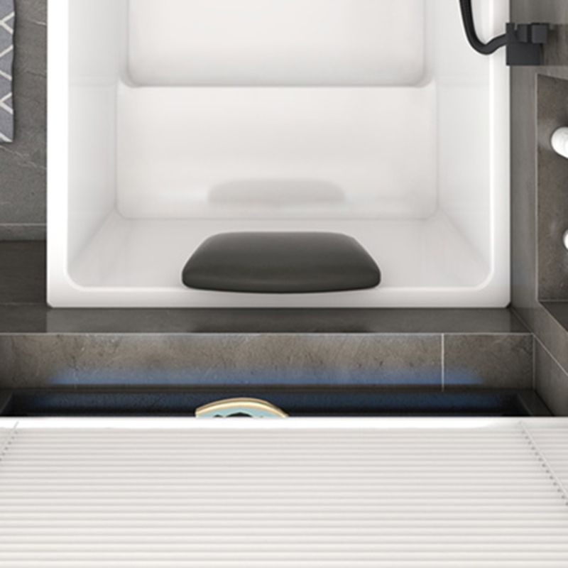 White Acrylic Indoor Bath Tub Soaking Tub with Internal Drain Clearhalo 'Bathroom Remodel & Bathroom Fixtures' 'Bathtubs' 'Home Improvement' 'home_improvement' 'home_improvement_bathtubs' 'Showers & Bathtubs' 1200x1200_aff1c34b-f636-40eb-a95e-5d04941cb70f