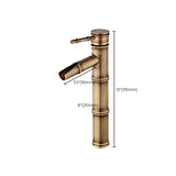 Lever Handle Vanity Sink Faucet Country Low Arc Faucet Single Hole Bathroom Faucet Clearhalo 'Bathroom Remodel & Bathroom Fixtures' 'Bathroom Sink Faucets' 'Bathroom Sinks & Faucet Components' 'bathroom_sink_faucets' 'Home Improvement' 'home_improvement' 'home_improvement_bathroom_sink_faucets' 1200x1200_b022329e-34b0-4f80-9200-d9f19f13196c