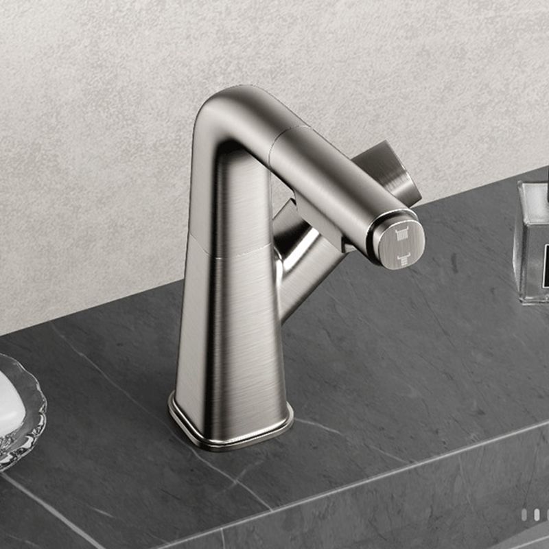 Basic Metal Sink Faucet Bathroom Centerset Faucet with Knob Handle Clearhalo 'Bathroom Remodel & Bathroom Fixtures' 'Bathroom Sink Faucets' 'Bathroom Sinks & Faucet Components' 'bathroom_sink_faucets' 'Home Improvement' 'home_improvement' 'home_improvement_bathroom_sink_faucets' 1200x1200_b0833b9f-7848-41da-a7e5-5141b7a416a7