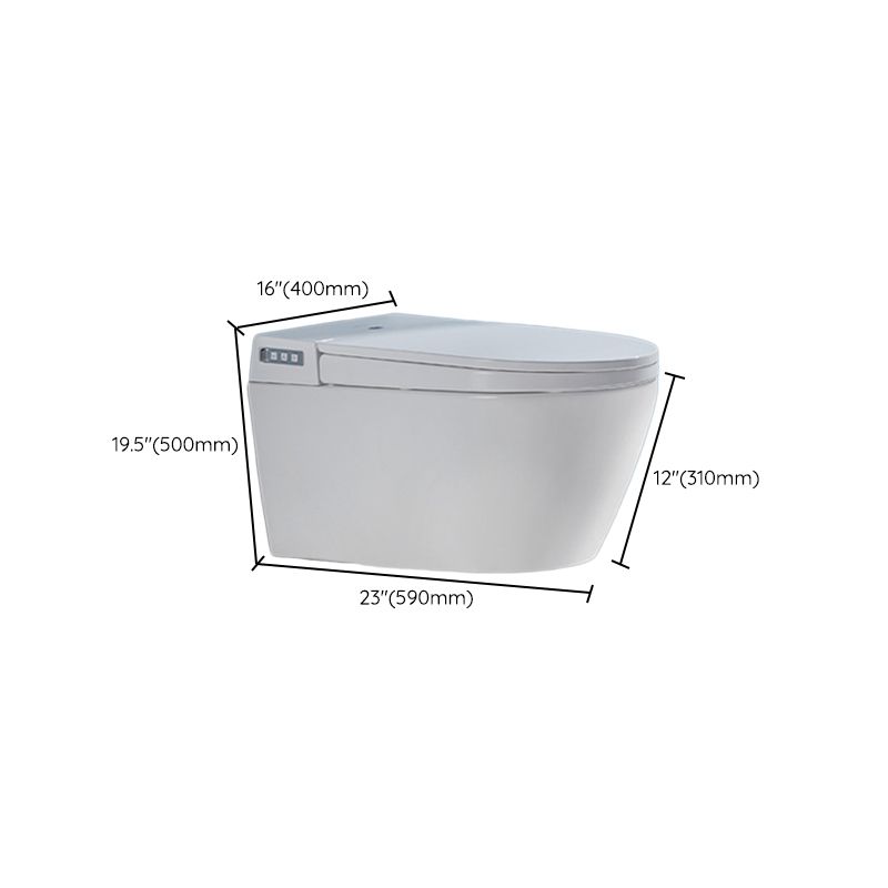 Contemporary Toilet Bowl One Piece Toilet Wall Mount Porcelain Flush Toilet Clearhalo 'Bathroom Remodel & Bathroom Fixtures' 'Home Improvement' 'home_improvement' 'home_improvement_toilets' 'Toilets & Bidets' 'Toilets' 1200x1200_b0963d6b-e257-4a75-906f-1fa22438e6d4