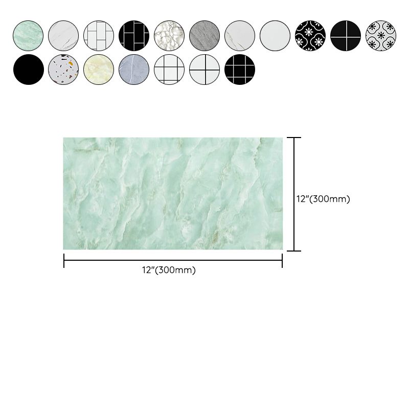 Wall Floor Tile Wallpaper Marble Pattern Waterproof Wall Tile Clearhalo 'Flooring 'Home Improvement' 'home_improvement' 'home_improvement_peel_stick_blacksplash' 'Peel & Stick Backsplash Tile' 'peel_stick_blacksplash' 'Walls & Ceilings' Walls and Ceiling' 1200x1200_b0ec59ac-d168-45aa-a2f2-01c6c73fe4a3