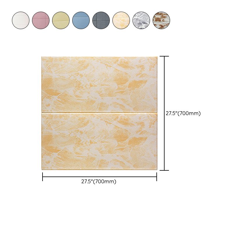 Glam Wall Paneling Peel and Stick Texture Effect Design Square Wall Panel Clearhalo 'Flooring 'Home Improvement' 'home_improvement' 'home_improvement_wall_paneling' 'Wall Paneling' 'wall_paneling' 'Walls & Ceilings' Walls and Ceiling' 1200x1200_b1349e67-7dfb-48b9-a790-d18d51086574