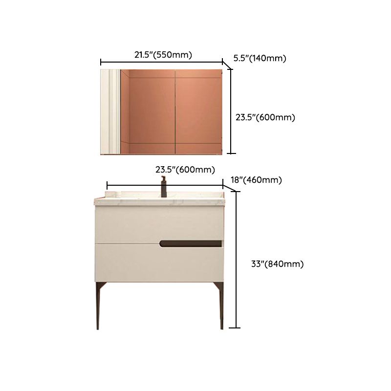 Modern Bathroom Vanity Free-standing Standard Ceramic Top Backsplash Included Clearhalo 'Bathroom Remodel & Bathroom Fixtures' 'Bathroom Vanities' 'bathroom_vanities' 'Home Improvement' 'home_improvement' 'home_improvement_bathroom_vanities' 1200x1200_b1c391f0-7583-441f-a755-3936eb848cd3