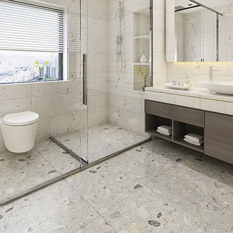 Contemporary Square Terrazzo Tiles Textured Wall & Floor Tile Clearhalo 'Floor Tiles & Wall Tiles' 'floor_tiles_wall_tiles' 'Flooring 'Home Improvement' 'home_improvement' 'home_improvement_floor_tiles_wall_tiles' Walls and Ceiling' 1200x1200_b1c561e3-e900-43ac-b223-a3f618019828