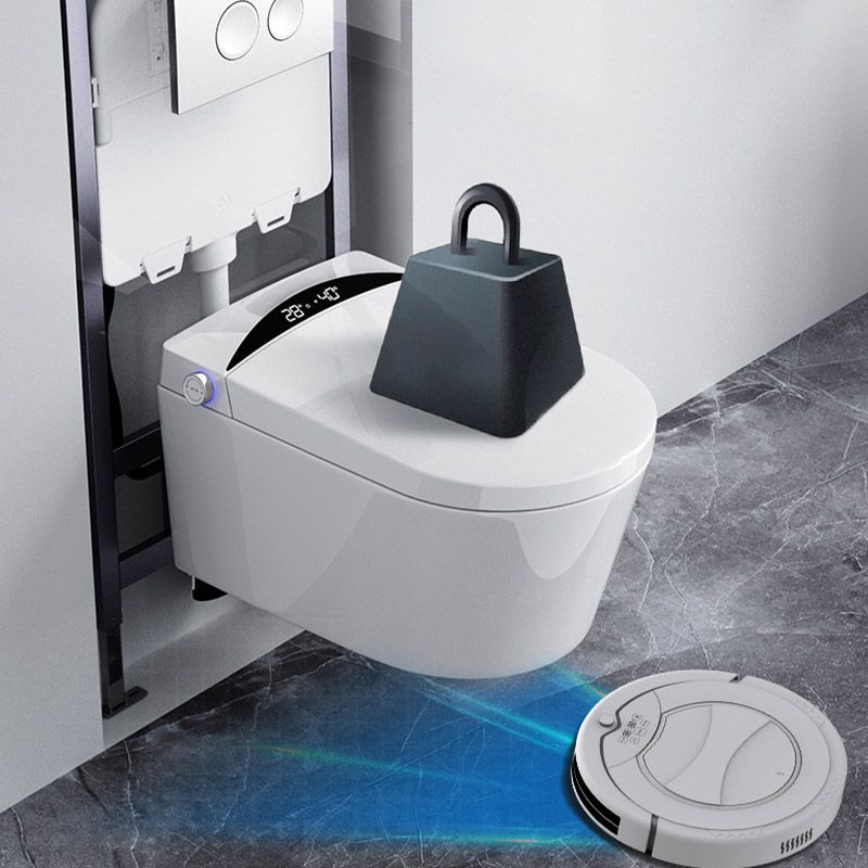 Contemporary 1-Piece Toilet Bowl In-Wall Urine Toilet with Slow Close Seat for Washroom Clearhalo 'Bathroom Remodel & Bathroom Fixtures' 'Home Improvement' 'home_improvement' 'home_improvement_toilets' 'Toilets & Bidets' 'Toilets' 1200x1200_b1ca1fe9-b845-4ed1-be41-ebfbd3f26b81
