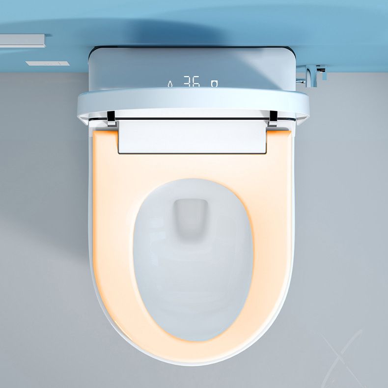 Modern One Piece Toilet Wall Mount Toilet Bowl with Seat for Washroom Clearhalo 'Bathroom Remodel & Bathroom Fixtures' 'Home Improvement' 'home_improvement' 'home_improvement_toilets' 'Toilets & Bidets' 'Toilets' 1200x1200_b2398483-100d-4003-b2e5-77f87ba9bc75
