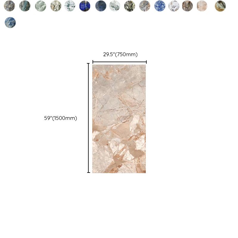 Marble Appearance Singular Tile Mirrored Rectangular Floor Tile Clearhalo 'Floor Tiles & Wall Tiles' 'floor_tiles_wall_tiles' 'Flooring 'Home Improvement' 'home_improvement' 'home_improvement_floor_tiles_wall_tiles' Walls and Ceiling' 1200x1200_b2880899-c7ea-4756-9dfd-63990c4d32e5