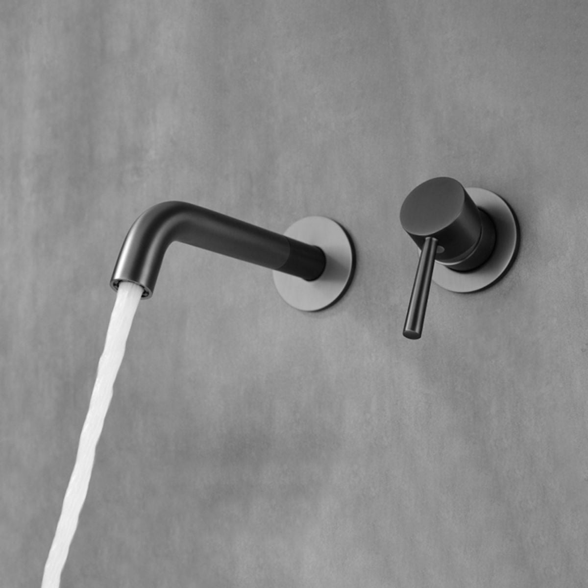 Single Handle Bathroom Faucet Modern Wall Mounted Widespread Lavatory Faucet Clearhalo 'bathroom_sink_faucets' 'Conjunta de Baño y Conjunta de Grifo' 'Coronamiento de Baño y Dispositivo de Baño' 'Grifo del lavabo del baño' 'Hogar' 'home_improvement' 'home_improvement_bathroom_sink_faucets' 'Mejoras para el hogar' 1200x1200_b2d0bcd5-8004-48ff-8ed3-1ded076a2e93