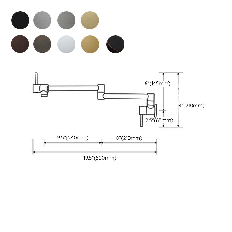 1-Handle Faucet 1-Hole Touchless Single Level Low Profile Pot Filler Kitchen Faucet Clearhalo 'Home Improvement' 'home_improvement' 'home_improvement_kitchen_faucets' 'Kitchen Faucets' 'Kitchen Remodel & Kitchen Fixtures' 'Kitchen Sinks & Faucet Components' 'kitchen_faucets' 1200x1200_b338b622-e3b3-4c05-80bf-9575d70da430