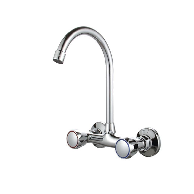 Modern Kitchen Faucet Brass Knob Handle High Arch Wall Mounted Pot Filler Faucet Clearhalo 'Home Improvement' 'home_improvement' 'home_improvement_kitchen_faucets' 'Kitchen Faucets' 'Kitchen Remodel & Kitchen Fixtures' 'Kitchen Sinks & Faucet Components' 'kitchen_faucets' 1200x1200_b3461771-edca-4cd8-a571-2031d087b0e1