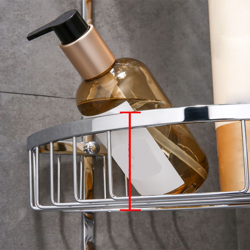 Modern Bathroom Hardware Paper Holder Bath Shelf Silver Bathroom Accessory Kit Clearhalo 'Bathroom Hardware Sets' 'Bathroom Hardware' 'Bathroom Remodel & Bathroom Fixtures' 'bathroom_hardware_sets' 'Home Improvement' 'home_improvement' 'home_improvement_bathroom_hardware_sets' 1200x1200_b35551a3-bd4a-4ea6-ad3e-5b2e1a87888d