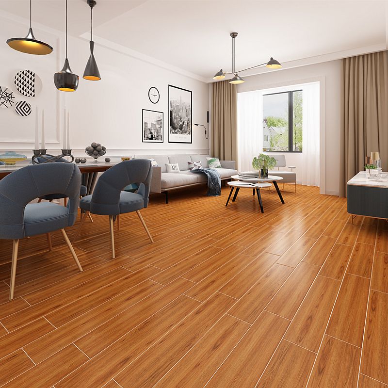 Dark Brown Wood Grain Pattern Tile Rectangular Singular for Drawing Room Clearhalo 'Floor Tiles & Wall Tiles' 'floor_tiles_wall_tiles' 'Flooring 'Home Improvement' 'home_improvement' 'home_improvement_floor_tiles_wall_tiles' Walls and Ceiling' 1200x1200_b37bb17f-52ac-4244-8862-7a88127ef7d0