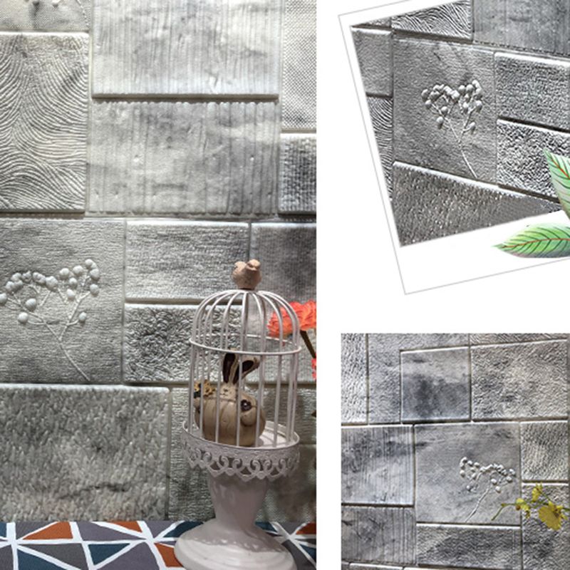 3D Artificial Stone Panel Wall Industrial Style Home Living Room Wall Plate (1-pack) Clearhalo 'Flooring 'Home Improvement' 'home_improvement' 'home_improvement_wall_paneling' 'Wall Paneling' 'wall_paneling' 'Walls & Ceilings' Walls and Ceiling' 1200x1200_b3b4c6ab-37a3-46b9-823d-360b6d4138b0
