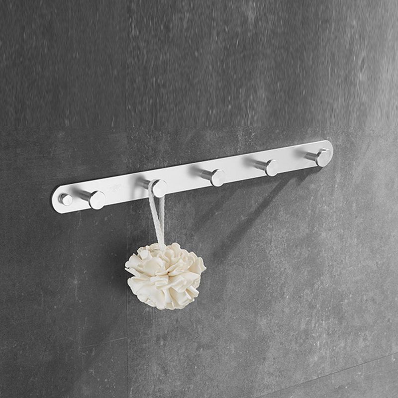 Silver Bathroom Hardware Set Modern Bathroom Accessory as Individual or as A Set Clearhalo 'Bathroom Hardware Sets' 'Bathroom Hardware' 'Bathroom Remodel & Bathroom Fixtures' 'bathroom_hardware_sets' 'Home Improvement' 'home_improvement' 'home_improvement_bathroom_hardware_sets' 1200x1200_b3cb7b33-4899-4b2f-8c7e-bd8f12f6e822