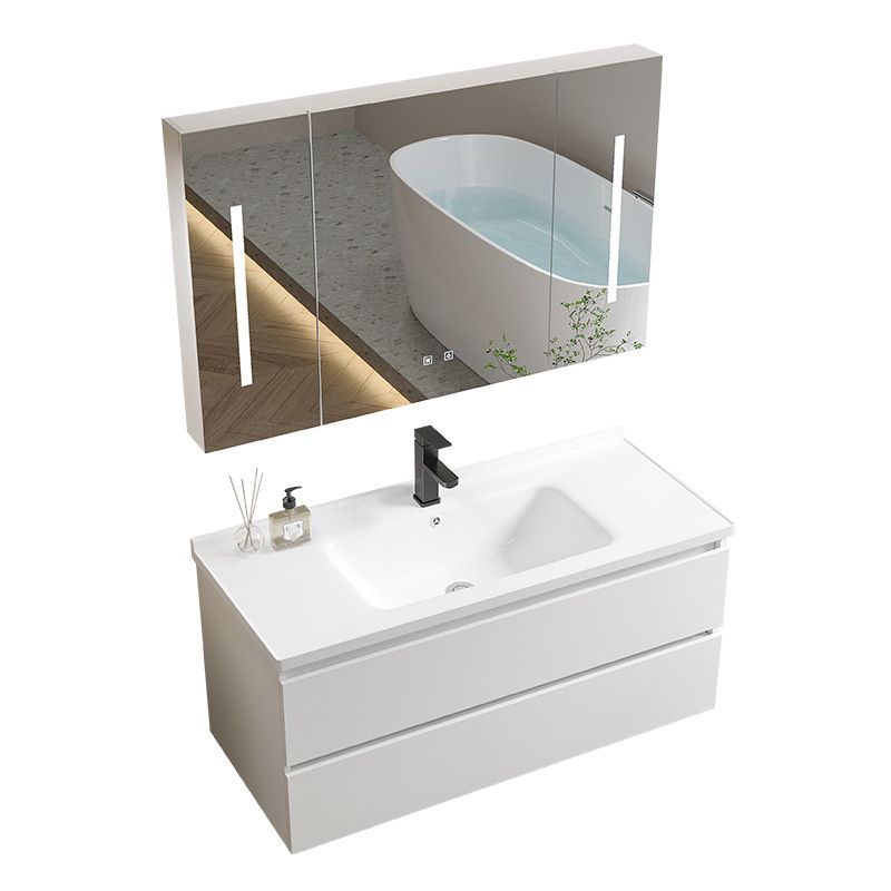 Modern Wood Sink Vanity Wood Wall Mount Faucet Included Bathroom Vanity Set Clearhalo 'Bathroom Remodel & Bathroom Fixtures' 'Bathroom Vanities' 'bathroom_vanities' 'Home Improvement' 'home_improvement' 'home_improvement_bathroom_vanities' 1200x1200_b4090be7-c535-4c89-a36d-8f44a5a9838a