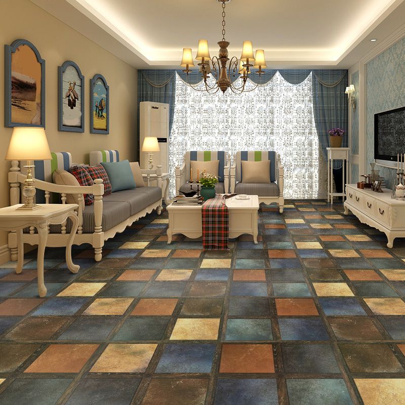 Vintage Wall Floor Wall Tile Square Ceramic Outdoor Wall Floor Tile Clearhalo 'Floor Tiles & Wall Tiles' 'floor_tiles_wall_tiles' 'Flooring 'Home Improvement' 'home_improvement' 'home_improvement_floor_tiles_wall_tiles' Walls and Ceiling' 1200x1200_b4216234-4d78-4ae1-a84c-bb9d8ceff677