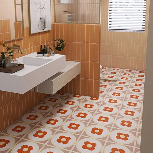 Modern Style Square Floor Tile Moroccan Print Straight Edge Waterproof Floor Tile Clearhalo 'Floor Tiles & Wall Tiles' 'floor_tiles_wall_tiles' 'Flooring 'Home Improvement' 'home_improvement' 'home_improvement_floor_tiles_wall_tiles' Walls and Ceiling' 1200x1200_b424fba5-02fa-4c80-8652-1417e1081edf