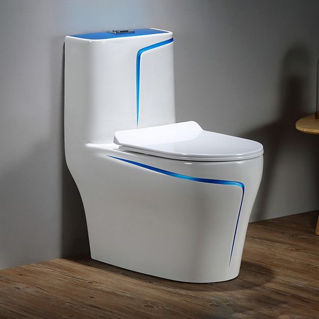 Floor Mount Flush Toilet Skirted Traditional One-Piece Toilet with Slow Close Seat Clearhalo 'Bathroom Remodel & Bathroom Fixtures' 'Home Improvement' 'home_improvement' 'home_improvement_toilets' 'Toilets & Bidets' 'Toilets' 1200x1200_b472d66a-6bb0-44da-9337-d89af01aa6f5