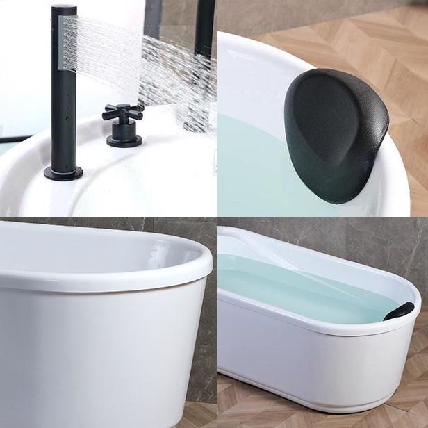 Modern Freestanding Bathtub Acrylic White Bathtub , 28.35-inch Wide (Board not Included) Clearhalo 'Bathroom Remodel & Bathroom Fixtures' 'Bathtubs' 'Home Improvement' 'home_improvement' 'home_improvement_bathtubs' 'Showers & Bathtubs' 1200x1200_b4838a31-2573-4d0b-b963-aefd6355d130