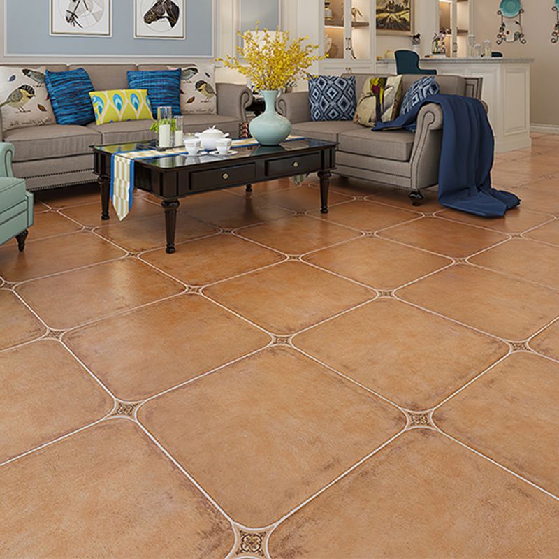 Traditional Style Slip Resistant Tile Matte Straight Edge Square Floor Tile Clearhalo 'Floor Tiles & Wall Tiles' 'floor_tiles_wall_tiles' 'Flooring 'Home Improvement' 'home_improvement' 'home_improvement_floor_tiles_wall_tiles' Walls and Ceiling' 1200x1200_b4cba2cd-bed4-4793-8fe1-6aa0c2a4d270