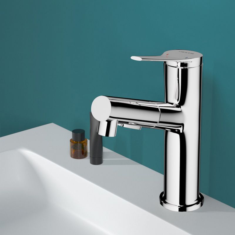 Modern Style Centerset Faucet Lever Handle Faucet for Bathroom Clearhalo 'bathroom_sink_faucets' 'Conjunta de Baño y Conjunta de Grifo' 'Coronamiento de Baño y Dispositivo de Baño' 'Grifo del lavabo del baño' 'Hogar' 'home_improvement' 'home_improvement_bathroom_sink_faucets' 'Mejoras para el hogar' 1200x1200_b4f0205d-965d-4845-a181-a89a86096ee6