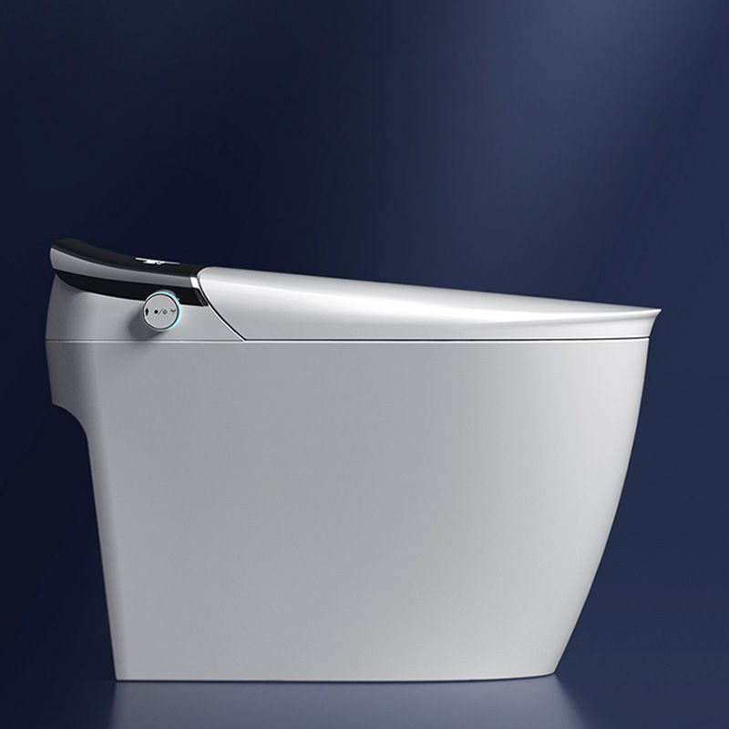Temperature Control Ceramic Foot Sensor Elongated White Floor Standing Bidet Clearhalo 'Bathroom Remodel & Bathroom Fixtures' 'Bidets' 'Home Improvement' 'home_improvement' 'home_improvement_bidets' 'Toilets & Bidets' 1200x1200_b5070f61-a495-4fc4-b857-130ab226d762