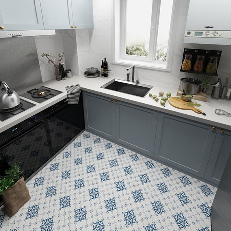 Square 7.87"x7.87" Ceramic Tile Patterned Singular Tile for Floor Clearhalo 'Floor Tiles & Wall Tiles' 'floor_tiles_wall_tiles' 'Flooring 'Home Improvement' 'home_improvement' 'home_improvement_floor_tiles_wall_tiles' Walls and Ceiling' 1200x1200_b549892b-0dba-4219-8560-eb660d37e234