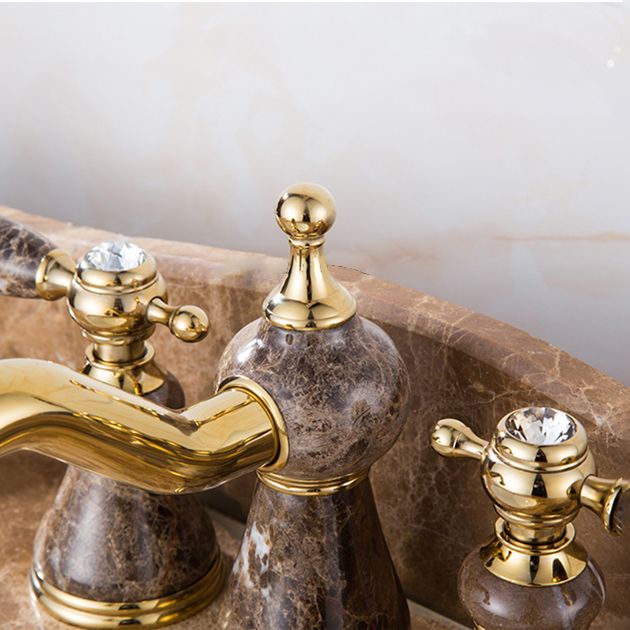 Widespread Bathroom Faucet Low Arc 3 Holes Lever Handles Faucet Clearhalo 'bathroom_sink_faucets' 'Conjunta de Baño y Conjunta de Grifo' 'Coronamiento de Baño y Dispositivo de Baño' 'Grifo del lavabo del baño' 'Hogar' 'home_improvement' 'home_improvement_bathroom_sink_faucets' 'Mejoras para el hogar' 1200x1200_b5593e16-e26d-435e-9963-87c933f8f001