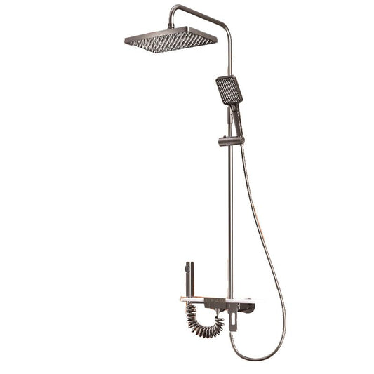 Modern Shower Faucet Adjustable Spray Pattern Shower Head Combo Clearhalo 'Bathroom Remodel & Bathroom Fixtures' 'Home Improvement' 'home_improvement' 'home_improvement_shower_faucets' 'Shower Faucets & Systems' 'shower_faucets' 'Showers & Bathtubs Plumbing' 'Showers & Bathtubs' 1200x1200_b564c1b7-c9ab-4ee6-b6ed-563d00d52e17