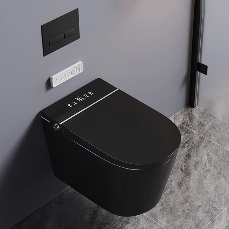 Wall Mounted Bidet Elongated Leak Resistant Soft Close Heated Seat Ceramic Clearhalo 'Bathroom Remodel & Bathroom Fixtures' 'Bidets' 'Home Improvement' 'home_improvement' 'home_improvement_bidets' 'Toilets & Bidets' 1200x1200_b574a91f-6cd7-4052-9021-d92b44ad4cb6