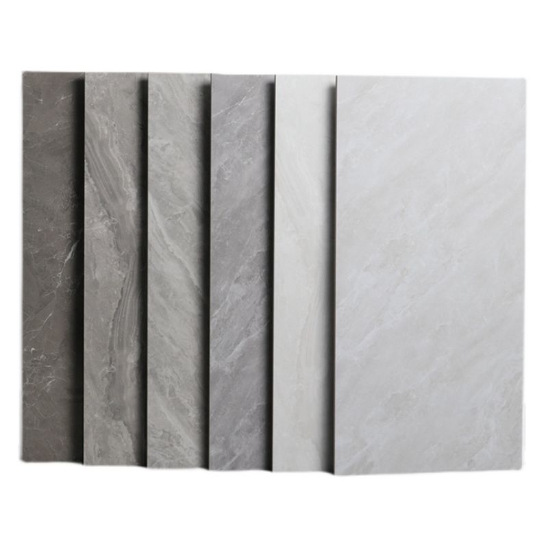 Gray Singular Tile Marble Appearance Straight Edge Rectangular Floor Tile Clearhalo 'Floor Tiles & Wall Tiles' 'floor_tiles_wall_tiles' 'Flooring 'Home Improvement' 'home_improvement' 'home_improvement_floor_tiles_wall_tiles' Walls and Ceiling' 1200x1200_b590b6aa-4384-4d00-a49c-9f703878a88c