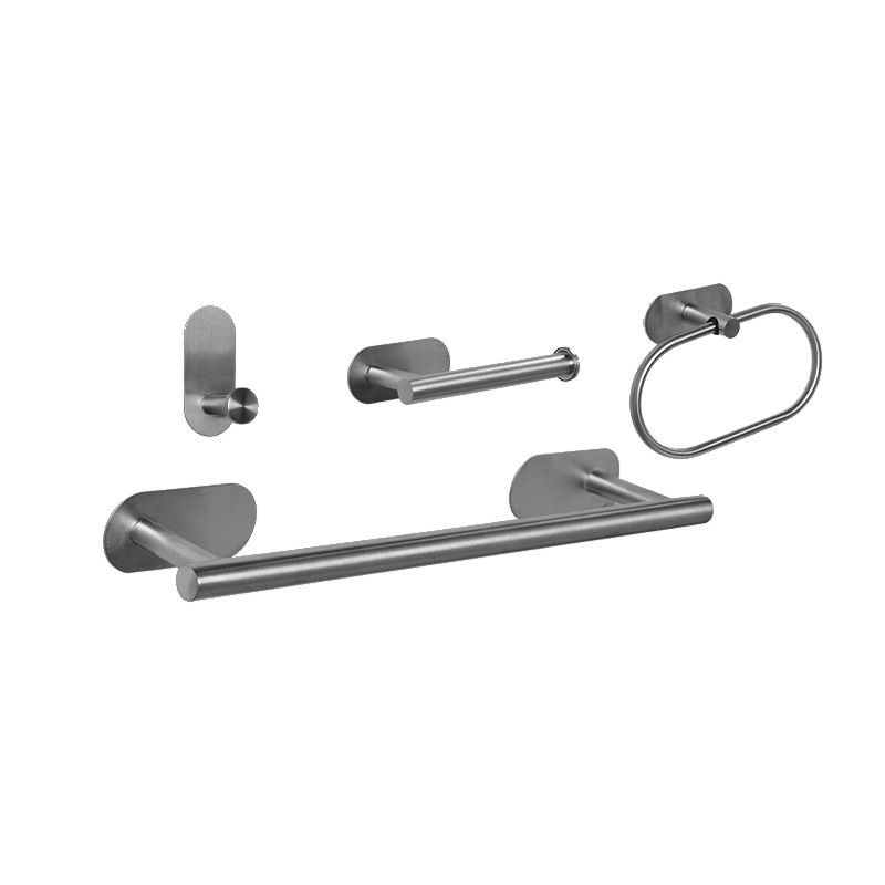 Stainless Steel Bathroom Hardware Set Modern Minimalist Bathroom Hardware Set Clearhalo 'Bathroom Hardware Sets' 'Bathroom Hardware' 'Bathroom Remodel & Bathroom Fixtures' 'bathroom_hardware_sets' 'Home Improvement' 'home_improvement' 'home_improvement_bathroom_hardware_sets' 1200x1200_b5949a7b-77d1-418c-9321-eaf78bea937a