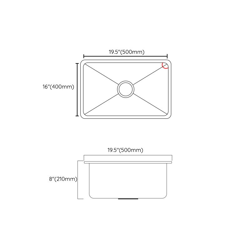 Modern Style Kitchen Sink Undermount Noise-cancelling Design Kitchen Sink Clearhalo 'Home Improvement' 'home_improvement' 'home_improvement_kitchen_sinks' 'Kitchen Remodel & Kitchen Fixtures' 'Kitchen Sinks & Faucet Components' 'Kitchen Sinks' 'kitchen_sinks' 1200x1200_b599ed19-60b4-40a4-bbb1-498c2a60f821