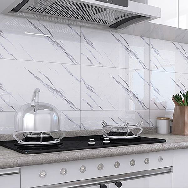 Rectangular PVC 12" X 23" 6-Pack Peel and Stick Wall Tile Kitchen and Bathroom Backsplash Clearhalo 'Flooring 'Home Improvement' 'home_improvement' 'home_improvement_peel_stick_blacksplash' 'Peel & Stick Backsplash Tile' 'peel_stick_blacksplash' 'Walls & Ceilings' Walls and Ceiling' 1200x1200_b64d7a84-29e9-4803-a149-ab9b257bb292
