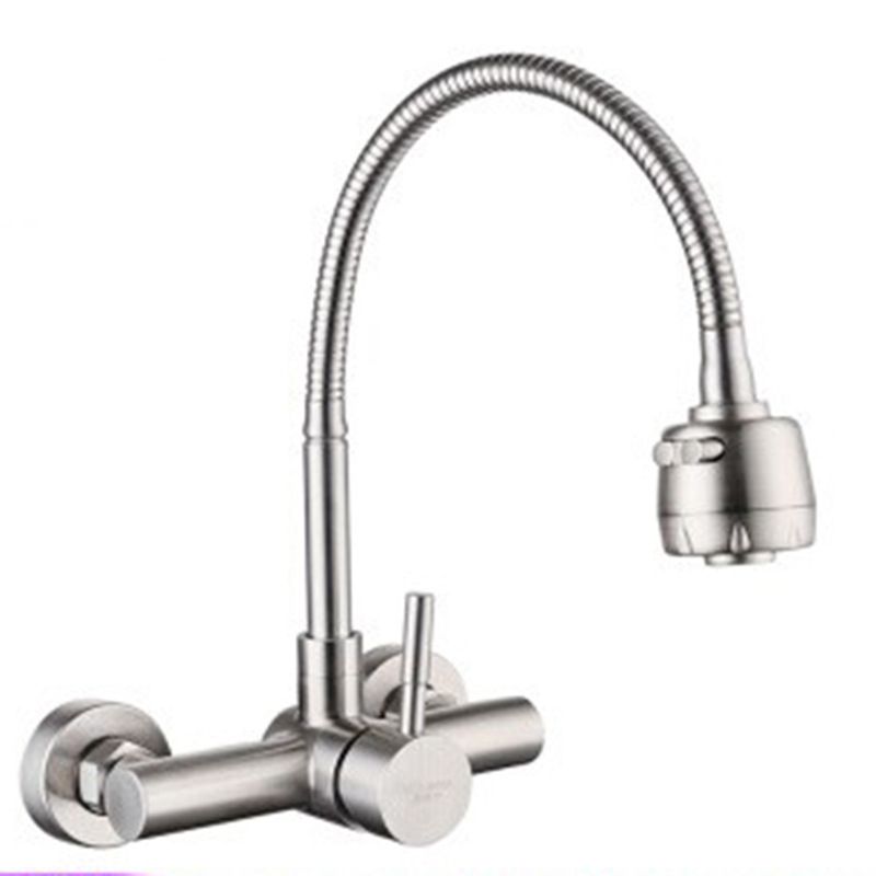 Modern Faucet 1-Handle 2-Hole Single Level Low Profile Pot Filler Faucet Clearhalo 'Home Improvement' 'home_improvement' 'home_improvement_kitchen_faucets' 'Kitchen Faucets' 'Kitchen Remodel & Kitchen Fixtures' 'Kitchen Sinks & Faucet Components' 'kitchen_faucets' 1200x1200_b68e0a01-d97a-4593-9c50-beb8206c4c57