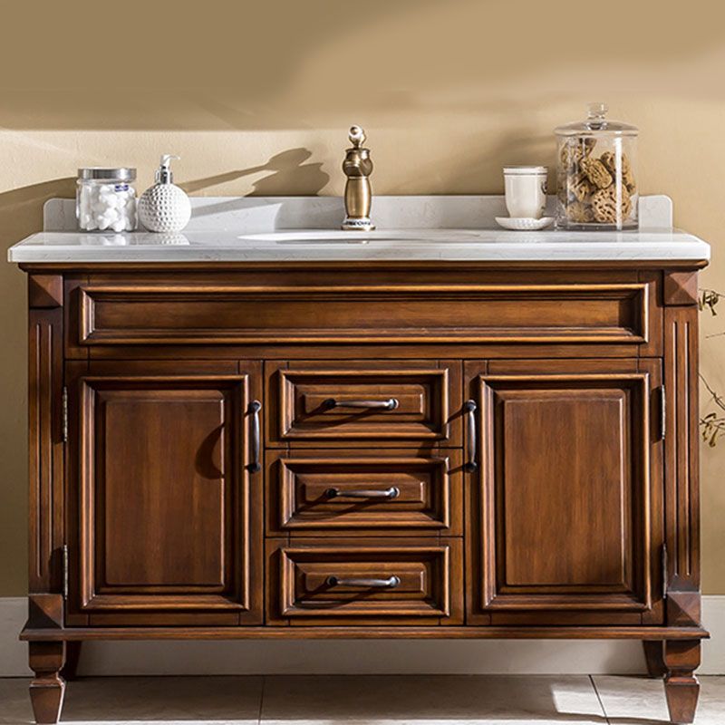 Freestanding Mirror Included Bathroom Vanity Set with Sink Faucet Clearhalo 'Bathroom Remodel & Bathroom Fixtures' 'Bathroom Vanities' 'bathroom_vanities' 'Home Improvement' 'home_improvement' 'home_improvement_bathroom_vanities' 1200x1200_b692be51-1a17-4b07-8042-51fa2bd54e41