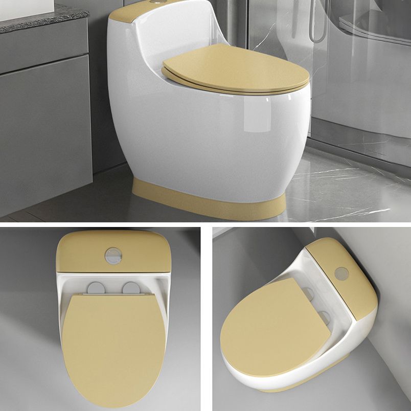 Modern Floor Mount Toilet Bowl Siphon Jet Toilet with Seat for Bathroom Clearhalo 'Bathroom Remodel & Bathroom Fixtures' 'Home Improvement' 'home_improvement' 'home_improvement_toilets' 'Toilets & Bidets' 'Toilets' 1200x1200_b6f03a4f-bd9e-4063-ab69-9e972361c864