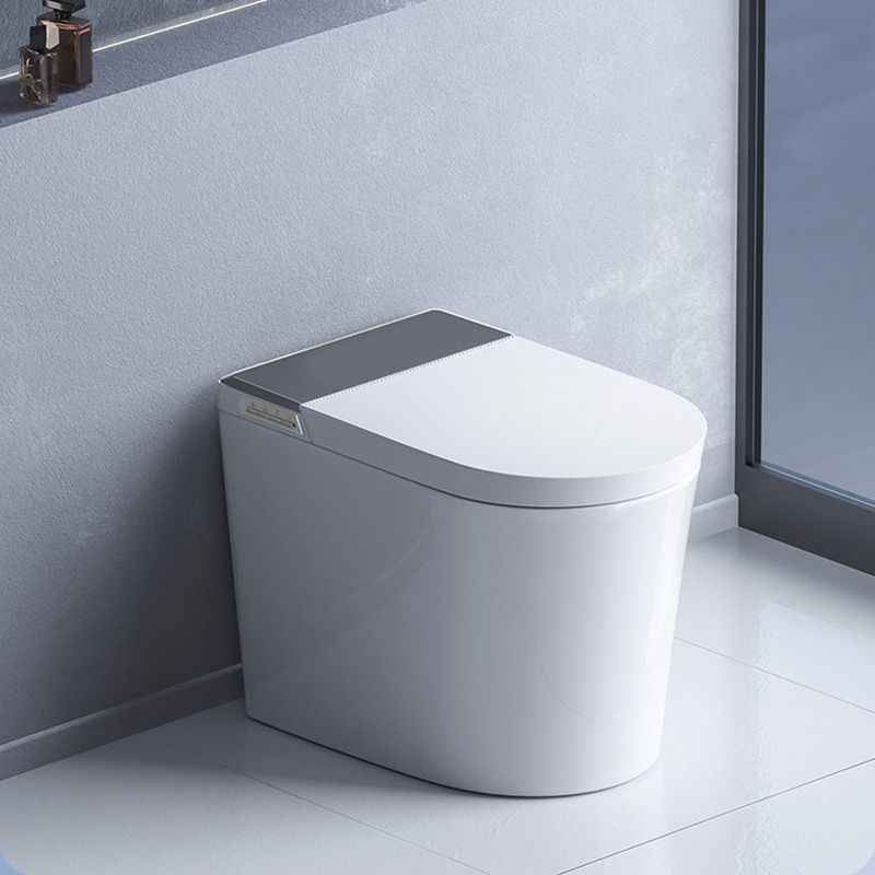 Elongated Bowl Shape Floor Standing Bidet with Heated Seat in White Clearhalo 'Bathroom Remodel & Bathroom Fixtures' 'Bidets' 'Home Improvement' 'home_improvement' 'home_improvement_bidets' 'Toilets & Bidets' 1200x1200_b6fa7777-1199-40b7-8aaf-1a5b66514a72