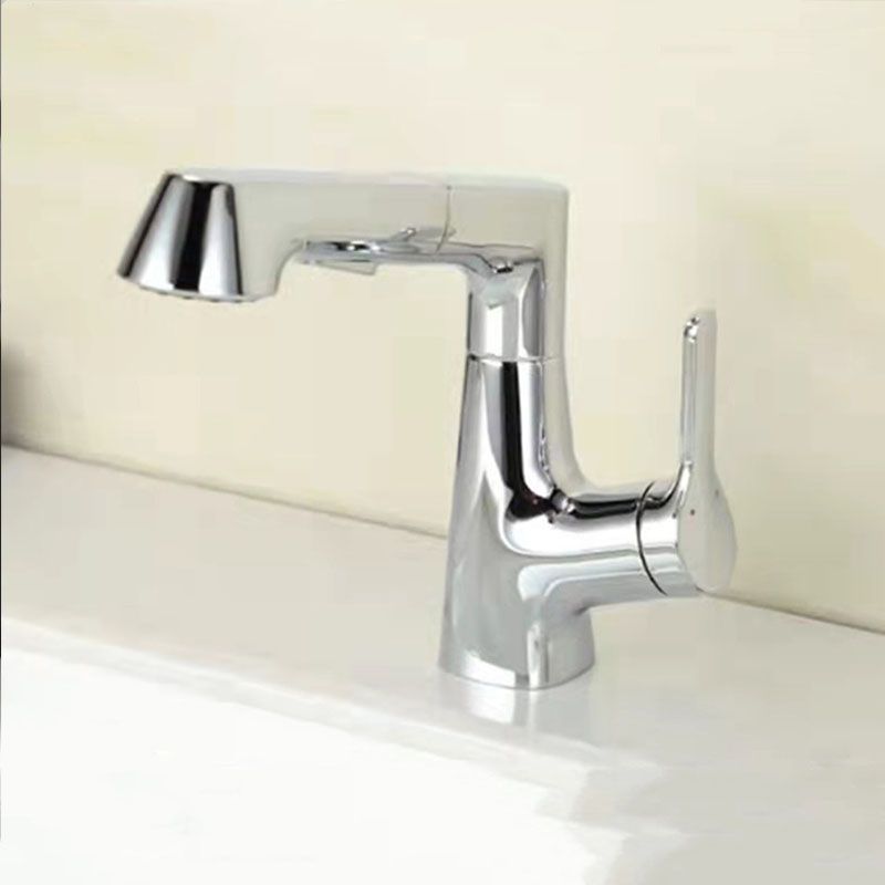 Modern Vessel Sink Faucet Brass Lever Handles Swivel Spout Bathroom Vessel Faucet Clearhalo 'bathroom_sink_faucets' 'Conjuntos de Torneiras de Lavatório e Banheiro' 'home_improvement' 'home_improvement_bathroom_sink_faucets' 'Mobiliário Doméstico' 'Página inicial' 'Renovação e equipamento de casa de banho' 'Torneira para lavatório de banheiro' 1200x1200_b6fc6610-e5b8-46e0-8fb6-d2b8a94c1024