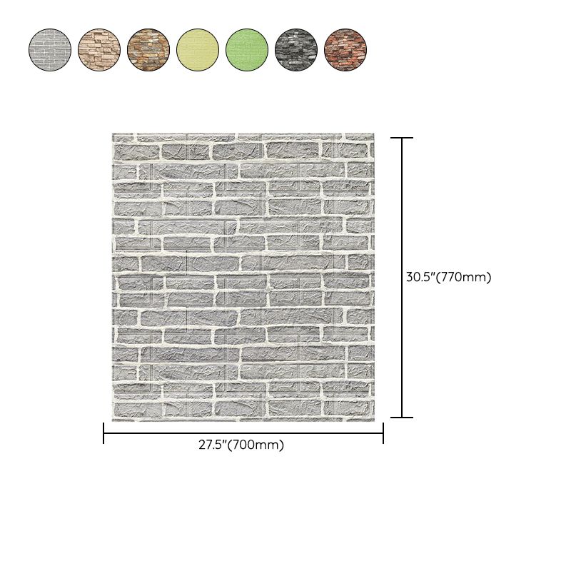 Industrial Waterproof Wall Paneling Peel and Stick Design Wall Paneling Clearhalo 'Flooring 'Home Improvement' 'home_improvement' 'home_improvement_wall_paneling' 'Wall Paneling' 'wall_paneling' 'Walls & Ceilings' Walls and Ceiling' 1200x1200_b7343018-1cfb-450f-aeaf-5b36048c0e1e