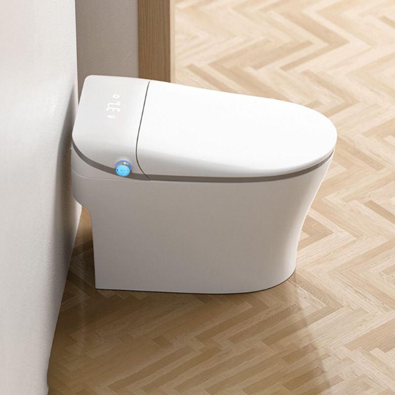 White Elongated Deodorizing Floor Standing Bidet Ceramic Remote Control Included Clearhalo 'Bathroom Remodel & Bathroom Fixtures' 'Bidets' 'Home Improvement' 'home_improvement' 'home_improvement_bidets' 'Toilets & Bidets' 1200x1200_b76f1e3b-98ff-4d44-9828-5f1aeae99263