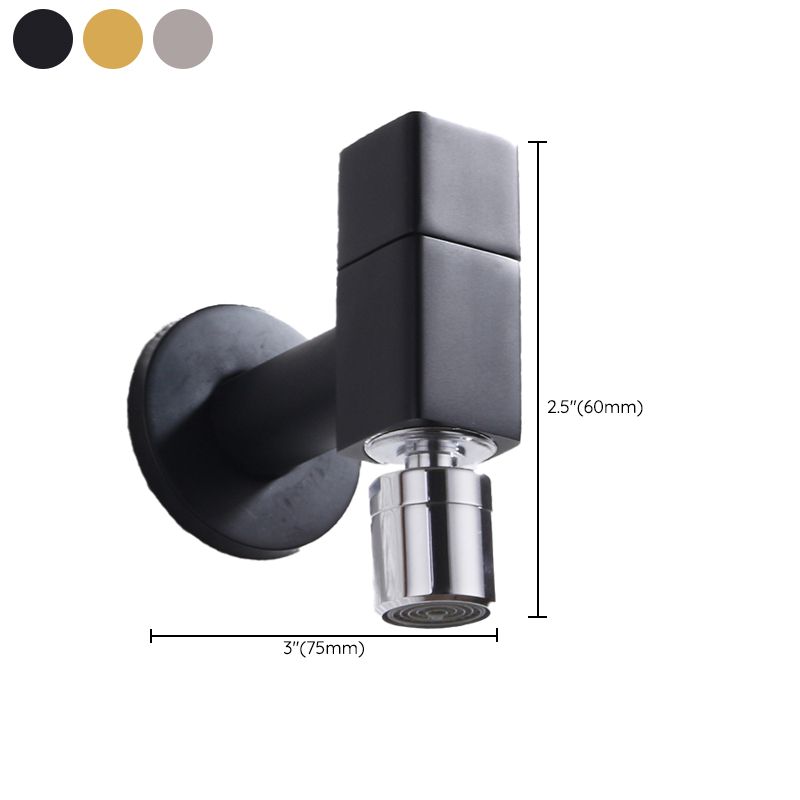 Contemporary Wall Mounted Bathroom Faucet Knob Handle Brass Faucet Clearhalo 'bathroom_sink_faucets' 'Conjunta de Baño y Conjunta de Grifo' 'Coronamiento de Baño y Dispositivo de Baño' 'Grifo del lavabo del baño' 'Hogar' 'home_improvement' 'home_improvement_bathroom_sink_faucets' 'Mejoras para el hogar' 1200x1200_b7c1ffbc-c0c0-4488-a8a2-c34fc816a2aa