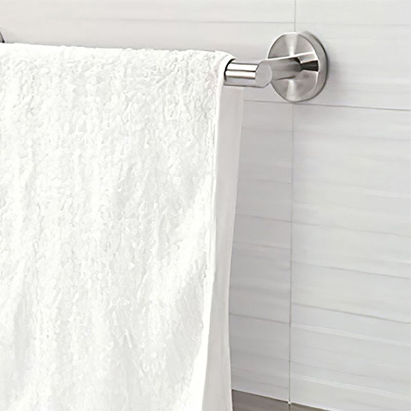 Metal Simple Bathroom Accessory as Individual or as a Set in Silver Clearhalo 'Bathroom Hardware Sets' 'Bathroom Hardware' 'Bathroom Remodel & Bathroom Fixtures' 'bathroom_hardware_sets' 'Home Improvement' 'home_improvement' 'home_improvement_bathroom_hardware_sets' 1200x1200_b7c35486-2595-4dc9-aba7-df29ab6656b7