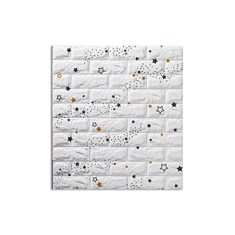 Foam Waterproof Water Panel Living Room 3D Artificial Brick Contemporary Panel (10-Pack) Clearhalo 'Flooring 'Home Improvement' 'home_improvement' 'home_improvement_wall_paneling' 'Wall Paneling' 'wall_paneling' 'Walls & Ceilings' Walls and Ceiling' 1200x1200_b7cde64a-83b4-4075-ba39-e262b104584b