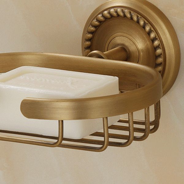 5-Piece Traditional Bathroom Accessory As Individual Or As a Set in Brushed Brass Clearhalo 'Bathroom Hardware Sets' 'Bathroom Hardware' 'Bathroom Remodel & Bathroom Fixtures' 'bathroom_hardware_sets' 'Home Improvement' 'home_improvement' 'home_improvement_bathroom_hardware_sets' 1200x1200_b8194c91-371e-439a-aae9-8df6f4a92102