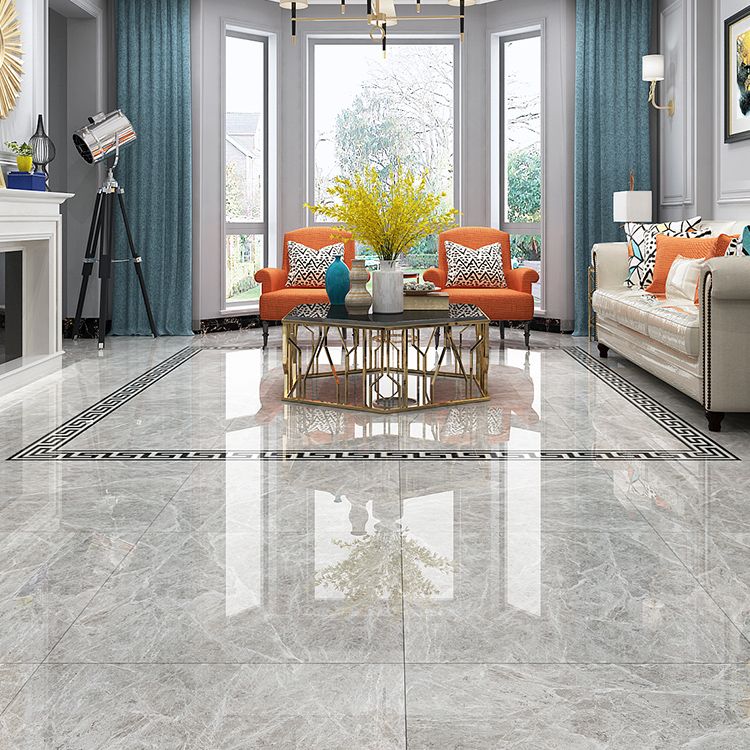 Square Floor Tile Straight Edge Polished Water Resistant Marbling Tile Clearhalo 'Floor Tiles & Wall Tiles' 'floor_tiles_wall_tiles' 'Flooring 'Home Improvement' 'home_improvement' 'home_improvement_floor_tiles_wall_tiles' Walls and Ceiling' 1200x1200_b873f532-67c8-4216-b832-0549a4080464