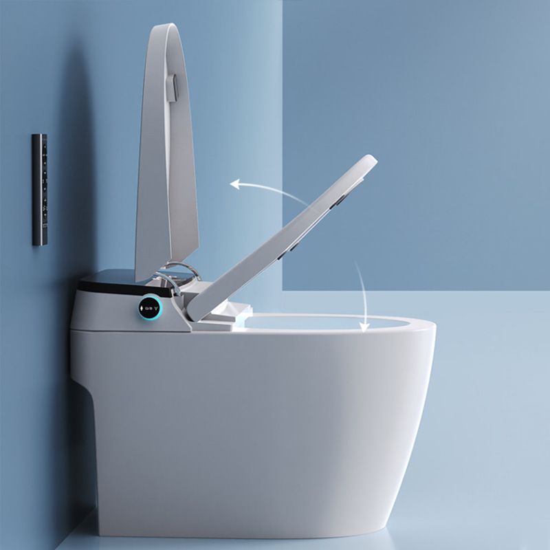 Foot Sensor Ceramic Contemporary Temperature Control Floor Mount Bidet Clearhalo 'Bathroom Remodel & Bathroom Fixtures' 'Bidets' 'Home Improvement' 'home_improvement' 'home_improvement_bidets' 'Toilets & Bidets' 1200x1200_b888bf2f-cdbc-47e9-9971-2354476e8d97